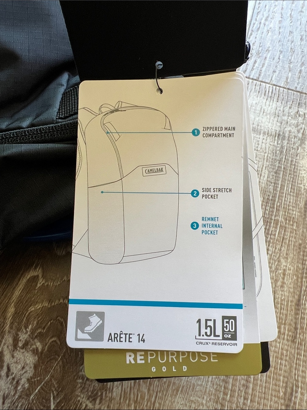 CamelBak | Arete 14 Hydration Pack Backpack Black 1.5L Crux Reservoir Unisex - Picture 8 of 10